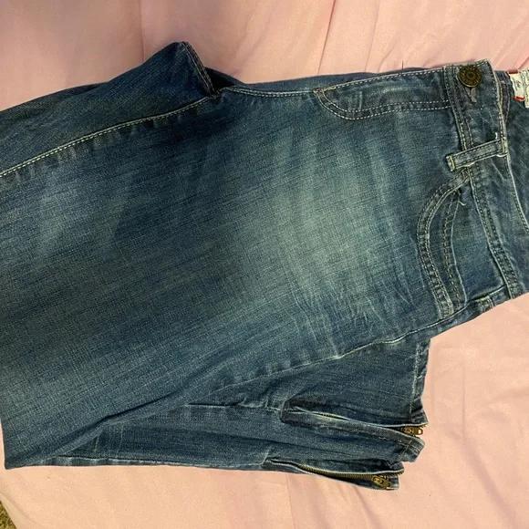 TOMMY HILFIGER -LOW RISE CROP JEANS/CAPRI,SIZE 10 - Picture 13 of 15